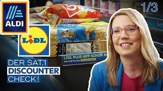 Aldi, Lidl, Penny & Co.: Discountermarken unter der Lupe |1/3| SAT.1 Discounter-Check!