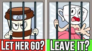 CAPUCHINO ASSASSINO x BALLERINA CAPPUCCINA IN PRISON?!| Italian Brainrot Animation