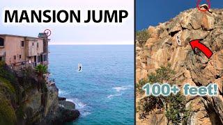 INSANE CLIFF JUMPING IN CALIFORNIA (100+ foot cliff)