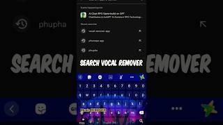 free vocal make music Remover#djs #apps  #vocaalremover #musicremover        #instrumentalmusic