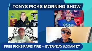 Live NFL NCAAF NCAAB Picks Tonys Picks Morning Show 11-28-2024