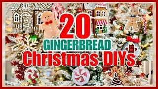 CHRISTMAS DIY DECOR  // GINGERBREAD DIY DECOR & DOLLAR TREE CHRISTMAS CRAFTS