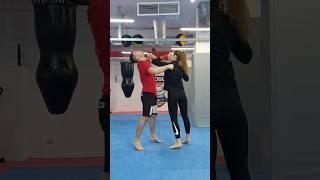 self-defense training for girls - knockout punch for defense on the street in a fight #girls #punch