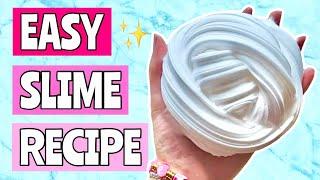 HOW TO MAKE SLIME!  *EASY Slime Tutorial* With Ingredients at Home!  Updated 2024