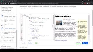 Challenge Floating Clouds Khan Academy