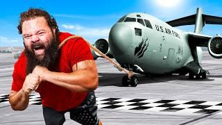 World's Strongest Man vs PLANE!