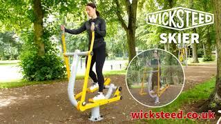 Wicksteed FLZ Skier - Outdoor Fitness Equipment