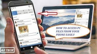 How to access PC files from Your Phone Wirelessly