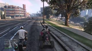 Grand Theft Auto V Quad vs NPC Bagger