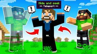 Insane OP Teleport Hide and Seek in Minecraft