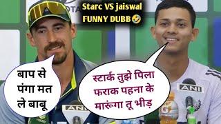 Mitchell Starc Brutal Challenged Yashasvi Jaiswal Before Boxing Day Test Match At MCG  FUNNY DUBB 