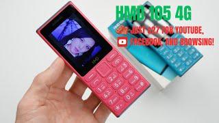 HMD 105 4G Pink Unboxing: Just $27 for YouTube, Facebook, and Browsing!