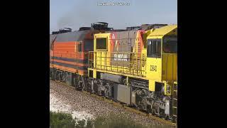 AUSTRALIAN VINTAGE ENGINES HAUL NARROW GAUGE GYPSUM TRAIN  #trainsworldwide #railway #train #railfan