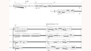 Milosz Krawczyk - STARGAZING I for Saxophone Quartet (2021) [Score-Video]