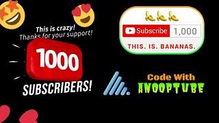 #1ksub #1000 | Thank you | #anooptube️ | Tutorials in MalayalaM