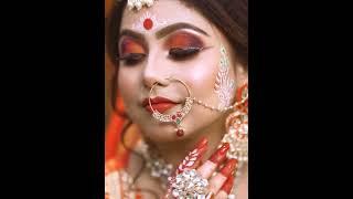 Bengali wedding makeup || bajre da sitta