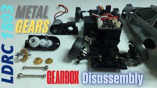 LDRC Drift Car "Tips and Mods" Pt. 9: **Gearbox Disassembly** Metal Reduction Gear Upgrade