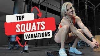 Master Your Leg Day: Top Squat Variations for Strength & Growth! ️‍️ #FitnessNinaHarrison