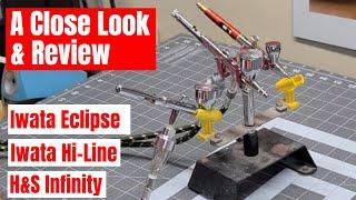 Airbrush review -  Iwata Eclipse - Hi-Line & H&S Infinity