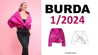 Burda Magazine 1/2024 Technical Drawings