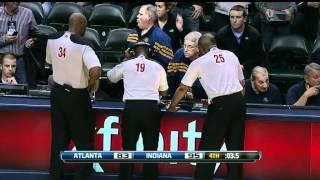 Jason Collins Flagrant Foul on Amundson