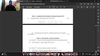 VKC Legal || Limitation  || Whole Syllabus covered || Vivek Choudhary