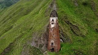 4K Drone, Caucasus Mountains Georgia in June 2019