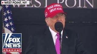 'WHAT A MESSAGE': Trump praised for West Point speech
