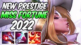 NEW MISS FORTUNE PRESTIGE SKIN 2022 - MYTHIC SHOP ADC GAMEPLAY | Build & Runes | League of Legends