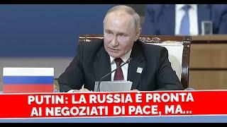 Putin: La Russia è Pronta ai Negoziati di Pace, ma Kiev Sotto Pressione dell'Occidente Rifiuta