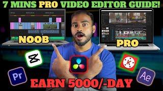 HOW TO BECOME A BEGINNER-PRO VIDEO EDITOR (TAMIL) IN 2024? | FULL STEP BY STEP GUIDE