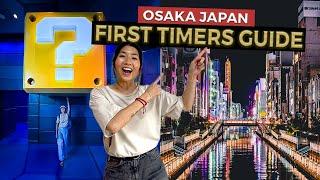 TOP 10 Things to do in OSAKA (2024)   First Time Itinerary - Watch before you go!