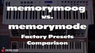 Cherry Audio Memorymode | Factory Preset Comparison