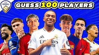 ADIVINA 100 JUGADORES DE FÚTBOL EN 3 SEGUNDOS | QUIZ DE FÚTBOL 2024