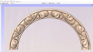 Lily Leaf Molding | Vectric V11 Tutorials