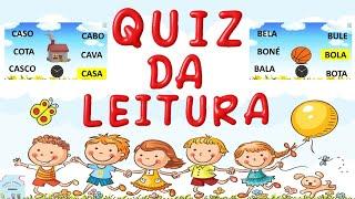 QUIZ DA LEITURA - APRENDA A LER BRINCANDO #alfabetização #leitura #quiz