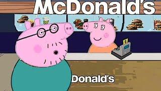 Peppa Pig Works at McDonalds