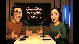 "How to Think in English"  – 5  Easy Tips to Train Your Brain (For Beginner Learners) -- Ep2