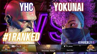 SF6 YHC (#1 Ranked Dhalsim) Vs Yokunai (Legend Kimberly) - Street Fighter 6 Pro Gameplay