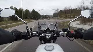 Riding in my Moto Guzzi V7 850 Special - totutusajo