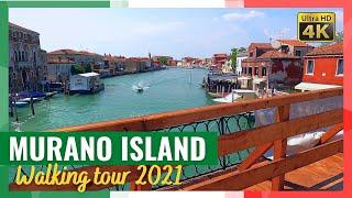 MURANO, Italy walking tour in 4k - Venice