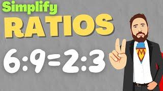 Simplifying Ratios | Write These Ratios In The Simplest Form