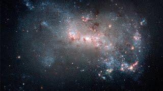 NGC 4449— Stellar Fireworks Are Ablaze In Galaxy  @Hubbler