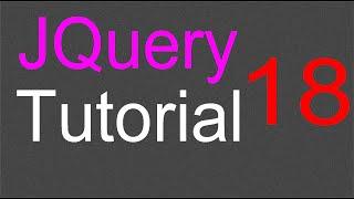 JQuery Tutorial for Beginners - 18 - Events