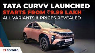 Tata Curvv Petrol & Diesel Launched | Prices, Variants & Features Revealed