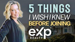 5 Things I Wish I Knew Before Joining eXp Realty | Liz Brown Realtor Daily | eXp Realty Explained