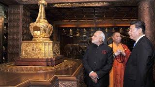 PM Modi visits the Big Wild Goose Pagoda in Xi'an, China