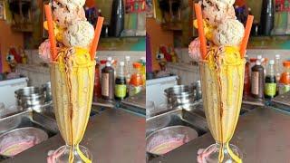 Mumbai Biggest Icecream Scoop Falooda | Indian Street Food