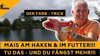 TU DAS - Mit diesem FARB -TRICK fängst du MEHR mit dem Maiskorn!