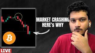 [LIVE] BITCOIN DUMPING HERE's WHY? | CRYPTO MARKET CRASH REASON